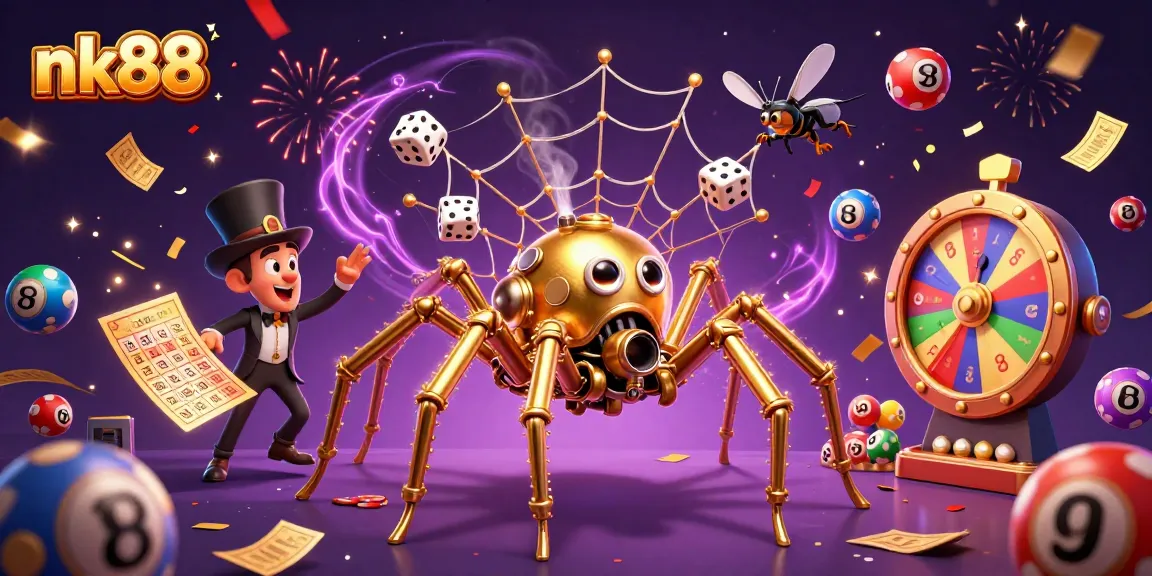 Experience thrilling gameplay at nk88 with vibrant lottery elements, spinning prizes, and casino excitement.